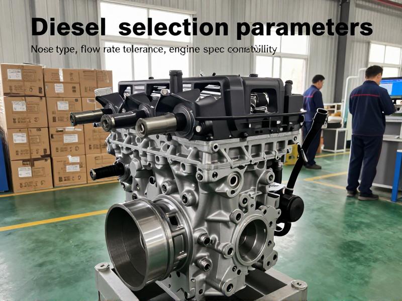 Diesel injector selection parameters