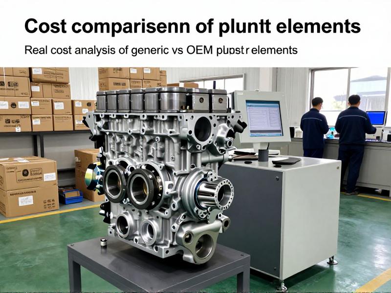 Cost comparison of plunger elements